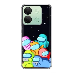 Чохли Амонг Ас для Infinix Smart 7 HD (AlphaPrint) (Скіни в космосі)