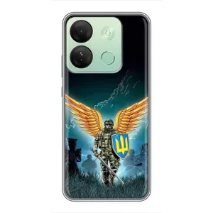 Чехлы с картинкой ЗСУ для Infinix Smart 7 HD (AlphaPrint) (Солдат ЗСУ)