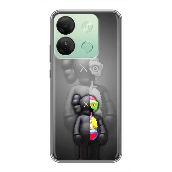 Чехол с принтом «Тело Bearbrick» для Infinix Smart 7 HD
