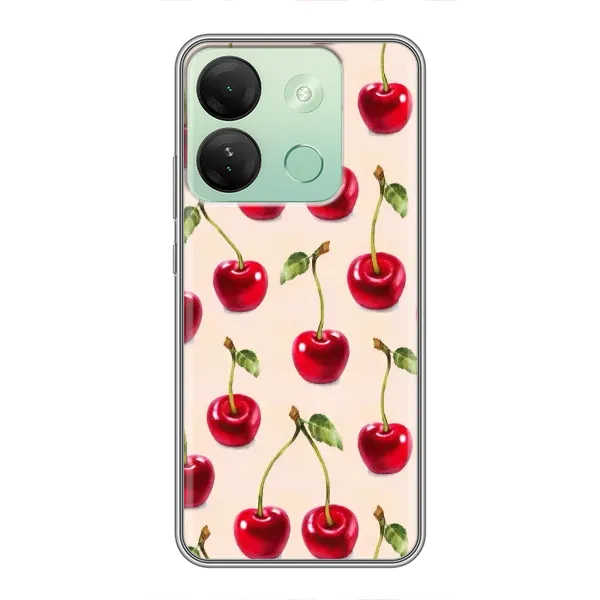 Чехол с принтом «Вишня» для Infinix Smart 7 HD Чехол с принтом «Вишня» для Infinix Smart 7 HD