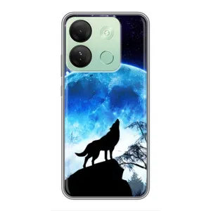 Захисні чохли для Інфінікс Смарт 7 HD (AlphaPrint) (ХІТ продаж) ВОВК (Вовк на місяць)