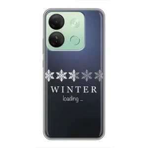 Зимні Чохли для Інфінікс Смарт 7 HD - прозорий фон (Winter loading)