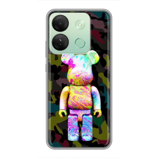 Чехол с принтом «Яркий Bearbrick» для Infinix Smart 7 HD