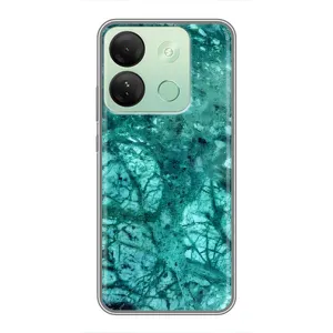 Мраморний чехол на Infinix Smart 7 HD (VPrint) (Зелений мрамор)