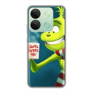 Різдвяні Чохли для Infinix Smart 7 HD (VPrint) (Зелений Грінч)