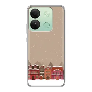 Новорічні, Святкові Чохли для Infinix Smart 7 HD - 2024 год (Зимове місто)