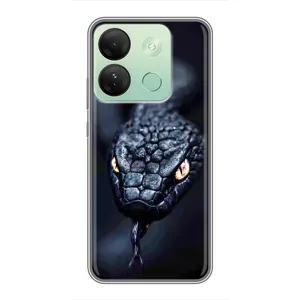 Чохол з картинкою 'Хижаки' для Infinix Smart 7 HD (Чорна змія)