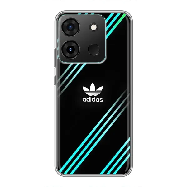 Чехол с принтом «Адидас с полосами» для Infinix Smart 7 Чехол с принтом «Адидас с полосами» для Infinix Smart 7