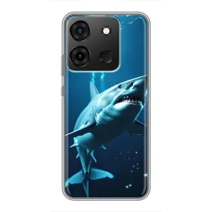 Чохол з принтом «Акула під водою» для Infinix Smart 7