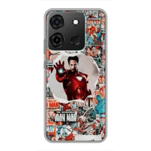 Чохли з героями Марвел Infinix Smart 7 (VPrint) (Айронмен)