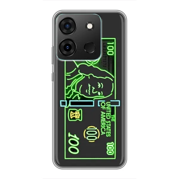 Чехол с принтом «Баксы» для Infinix Smart 7