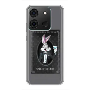 Брендновые Чехлы для Infinix Smart 7 - (PREMIUMPrint) (Бакс Бани LV)