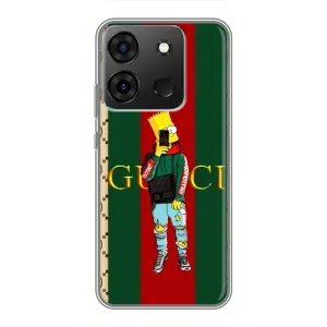 Брендновые Чехлы для Infinix Smart 7 - (PREMIUMPrint) (Барт ГУЧЧИ)