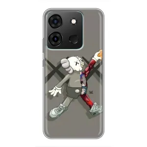 Чехлы для Infinix Smart 7 - Bearbrick Louis Vuitton (PREMIUMPrint) (Беарбрик Джордан)