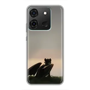 Чехол как приручить дракона на Infinix Smart 7 (Беззубик)