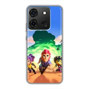 Чехол для Infinix Smart 7 Бравл Старс (VPrint) (Бравел Старс)
