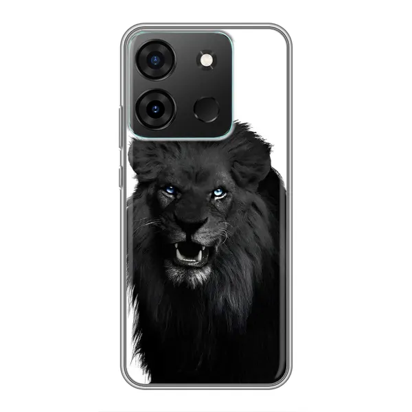 Чехол с принтом «Черный ЛЕВ» для Infinix Smart 7