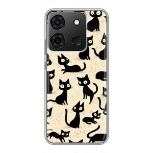 Чохол з малюнком кіт на Infinix Smart 7