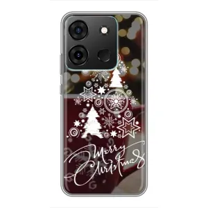 Різдвяні Чохли для Infinix Smart 7 (VPrint) (Ялинка яскрава)