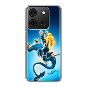 Чехол с принтом Фантастическая четверка для Infinix Smart 7 (Герои Фантастическая Четверка)