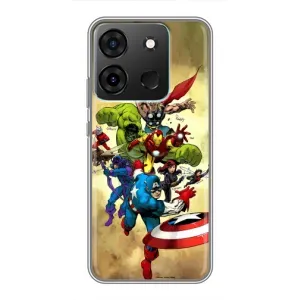 Чехол с принтом «Герои Марвел» для Infinix Smart 7