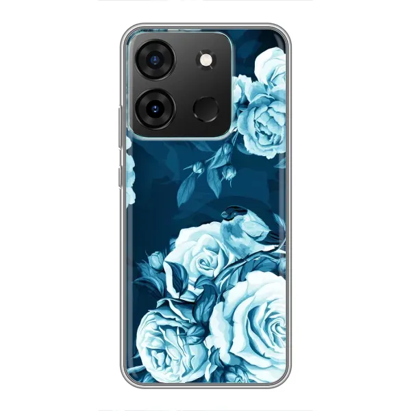 Чохол з принтом «Блактині бутони» для Infinix Smart 7