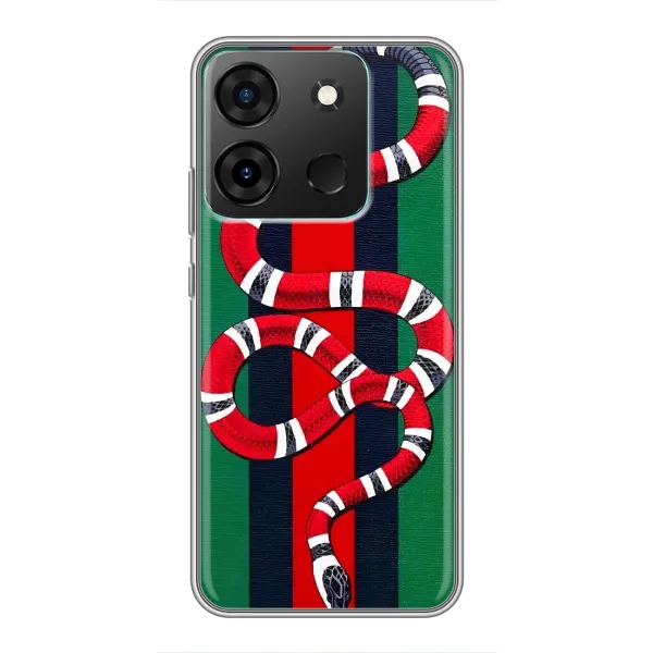 Чехол с принтом «Gucci змия» для Infinix Smart 7