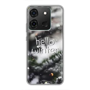 Новогодние, Праздничные Чехлы для Infinix Smart 7 - 2024 год (Hello winter)