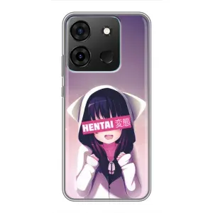 Чехлы Персонажи Аниме Наруто для Infinix Smart 7 (AlphaPrint) (Hentai chan)