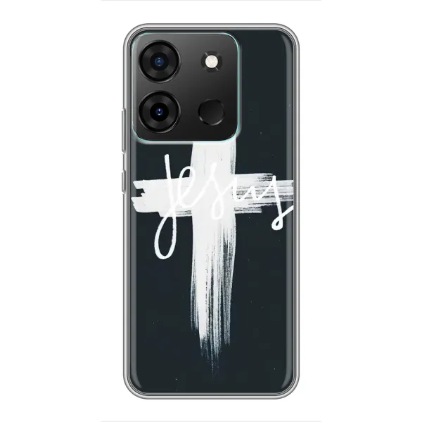 Чехол с принтом «Иисус» для Infinix Smart 7 Чехол с принтом «Иисус» для Infinix Smart 7