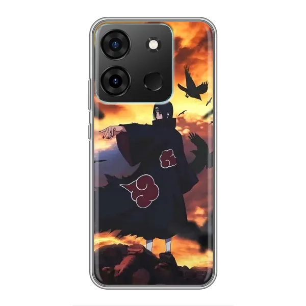 Чехол с принтом «Итачи с воронами» для Infinix Smart 7 Чехол с принтом «Итачи с воронами» для Infinix Smart 7