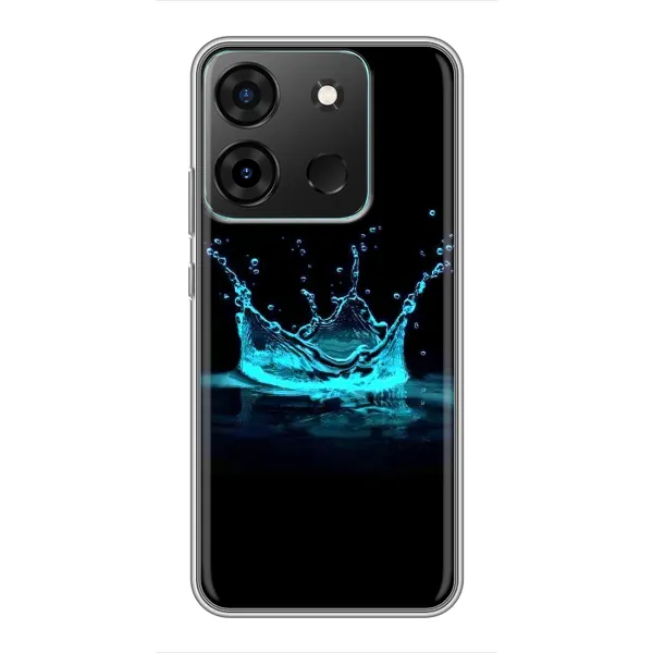 Чохол з принтом «Крапля корони» для Infinix Smart 7