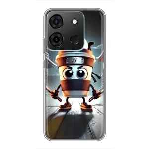 Чохол з мемом Тралалело тралала на Infinix Smart 7 (Капучіно асасіно)