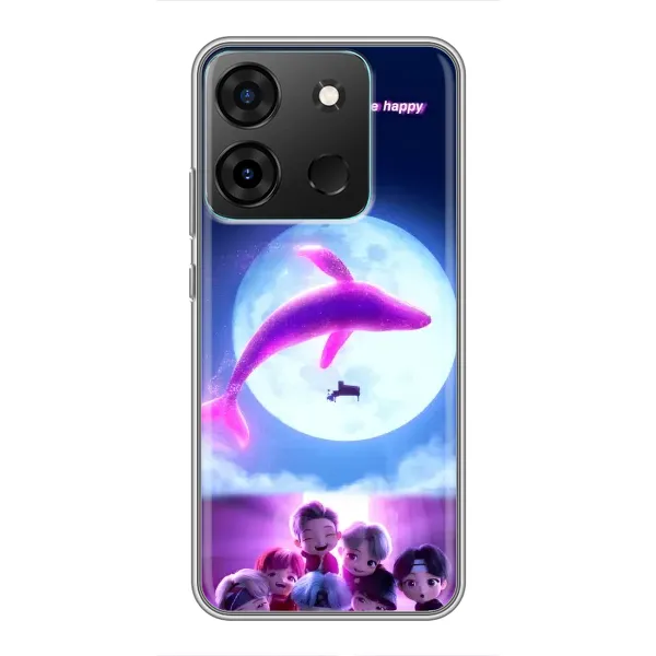 Чехол с принтом «КИТ BTS» для Infinix Smart 7 Чехол с принтом «КИТ BTS» для Infinix Smart 7
