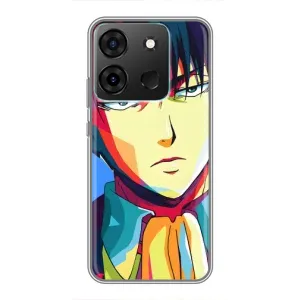 Чехлы Персонажи Аниме Наруто для Infinix Smart 7 (AlphaPrint) (Леви Аккерман)