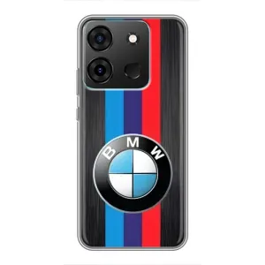 Чехол для Инфиникс Смарт 7 - с принтом БМВ (AlphaPrint) (Лого BMW)
