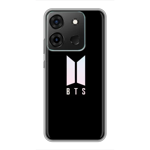 Чехол с принтом «Лого BTS» для Infinix Smart 7 Чехол с принтом «Лого BTS» для Infinix Smart 7
