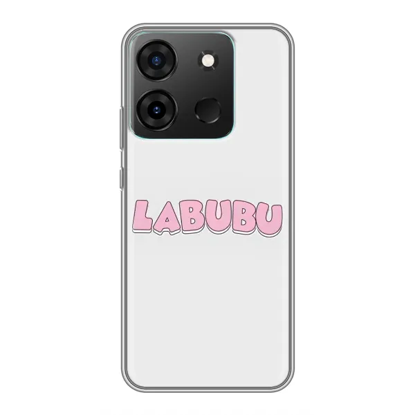 Чохол з принтом «Лого Лабубу» для Infinix Smart 7 Чохол з принтом «Лого Лабубу» для Infinix Smart 7