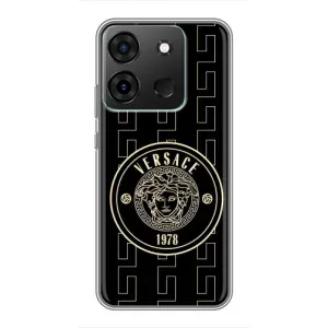 Чехлы VERSACE для Инфиникс Смарт 7 (PREMIUMPrint) (Лого Версаче)