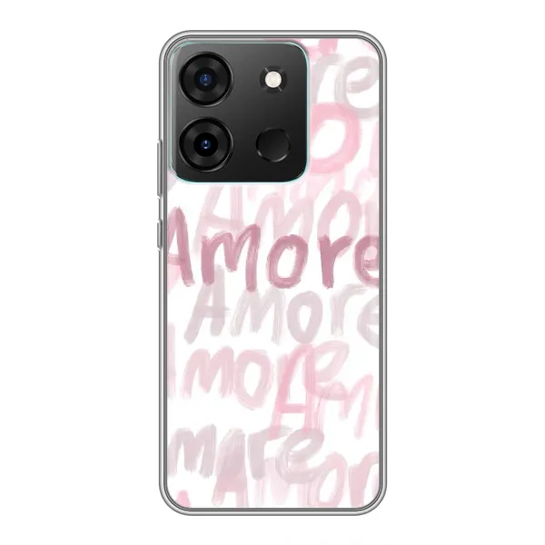 Чохол з принтом «Аморе любов» для Infinix Smart 7 Чохол з принтом «Аморе любов» для Infinix Smart 7