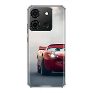 Силиконовый чехол Маквин для Infinix Smart 7 (Скоростной Маквин)