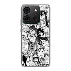 Анимешный чехол для Infinix Smart 7 (Ahegao manga)