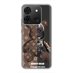 Круті Чохли Луі Віттон для Infinix Smart 7 (AlphaPrint) (Ведмідь Луі Вітон)