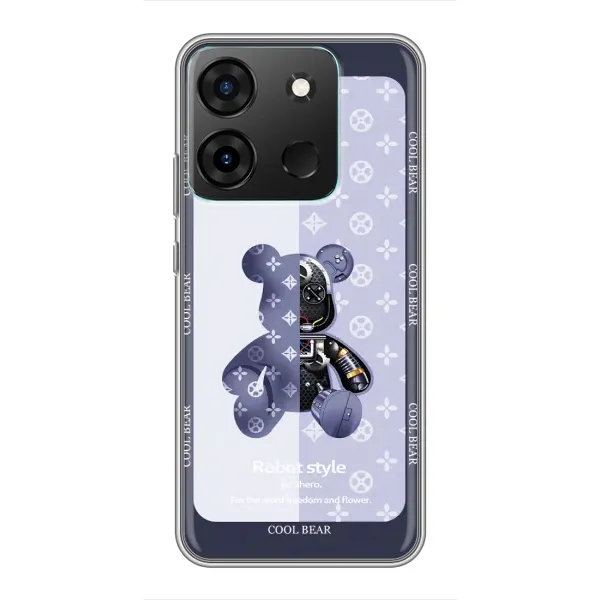 Чехол с принтом «Медвежонок LV» для Infinix Smart 7