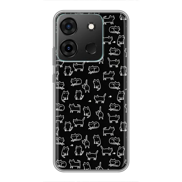 Чехол с принтом «Меленькие котики» для Infinix Smart 7 Чехол с принтом «Меленькие котики» для Infinix Smart 7