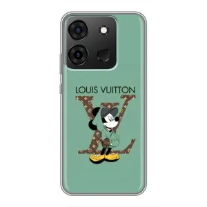Чохли Луі Вітон для Infinix Smart 7 (AlphaPrint - LOUIS VUITTON) (Міккі Маус LV)