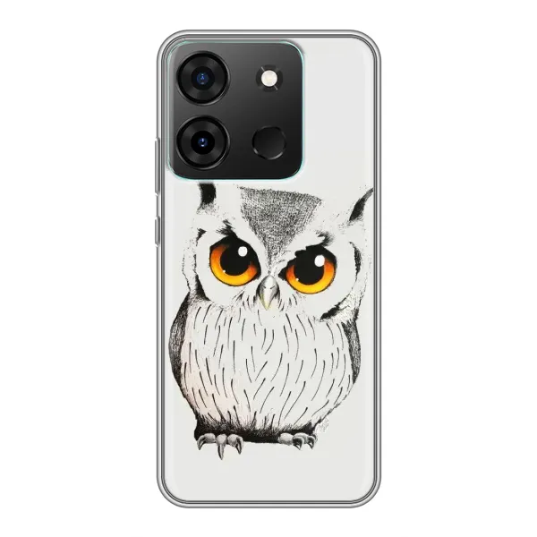 Чохол з принтом «Мила Сова» для Infinix Smart 7