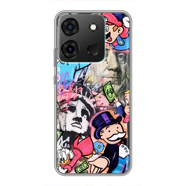Чехол с принтом «Monopoly man» для Infinix Smart 7