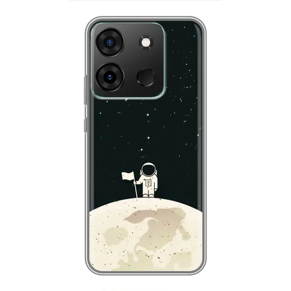Чохол з принтом «На місяці» для Infinix Smart 7