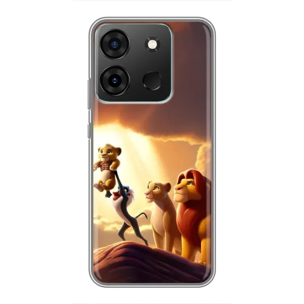Чехол с принтом «Симба на презентации» для Infinix Smart 7